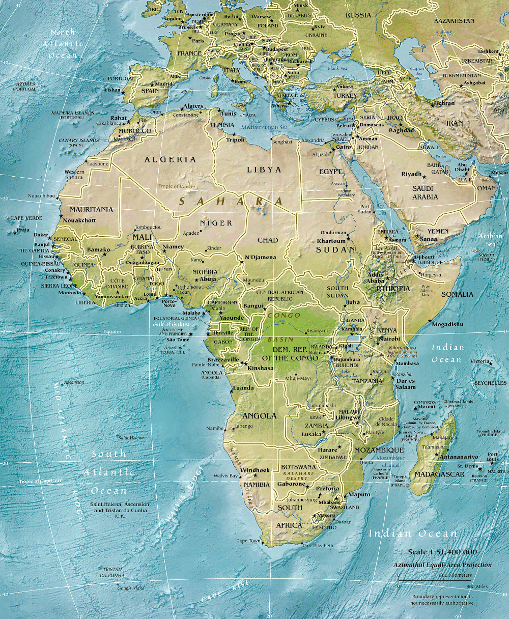 AFRICA POLITICAL MAP